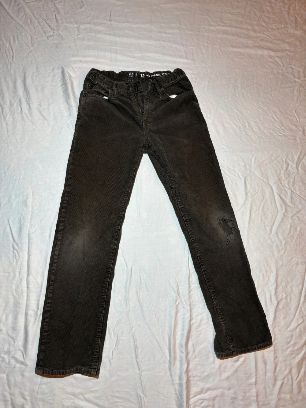 GAP kid's Dark Gray casual pants with Distress